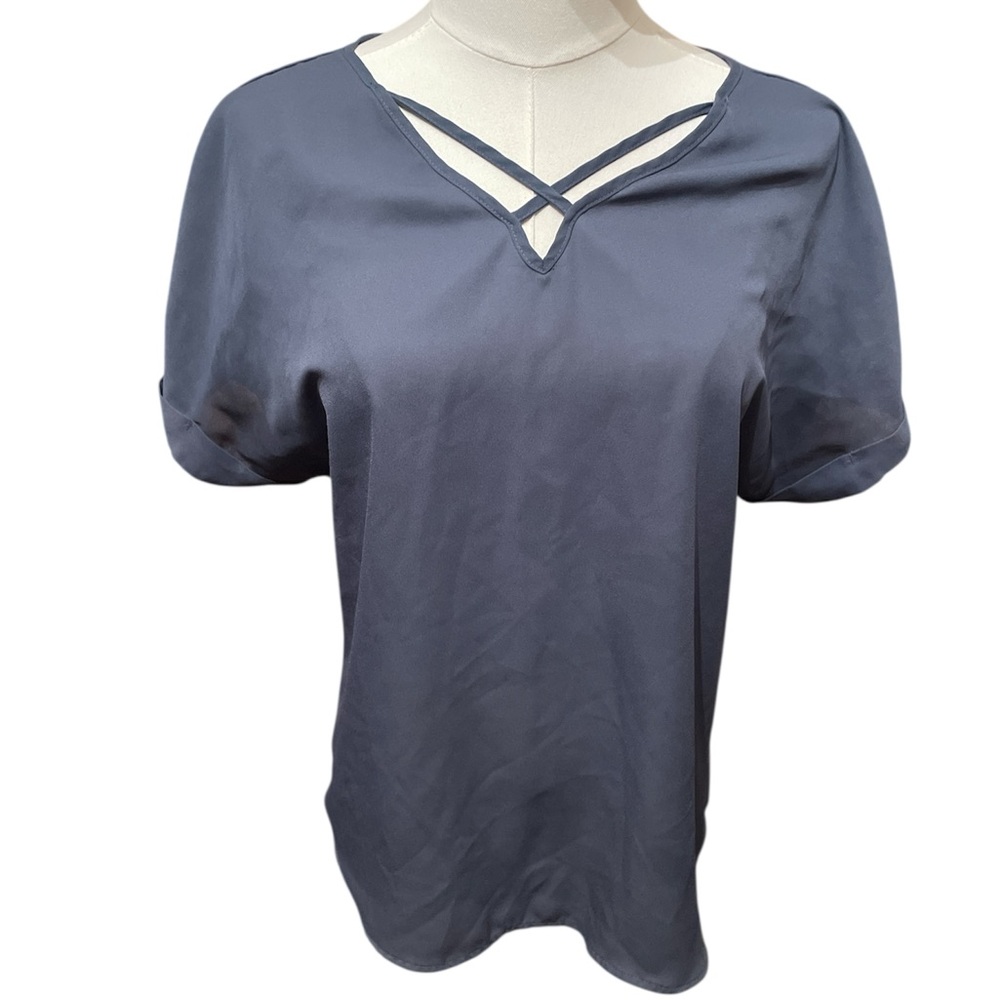 Pink Rose Women's Slate Short Sleeve Tee